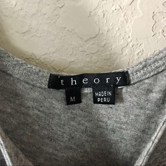 Theory Colorblock Mini Dress in Gray & Red | EUC - Picture 6 of 6